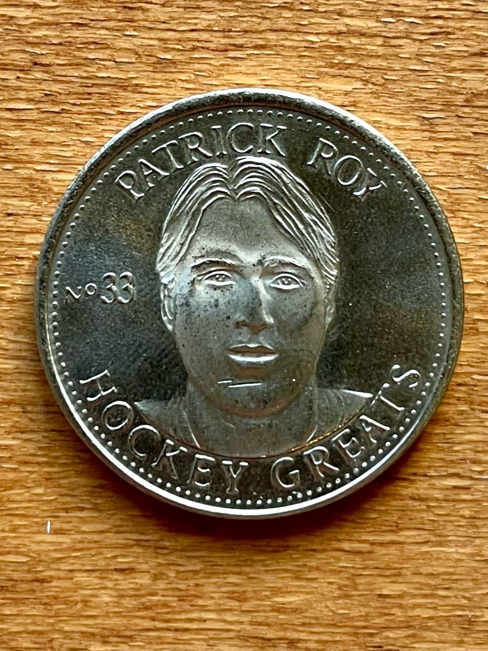 1996-97 Hockey Greats Patrick Roy Coin